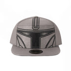 Productafbeelding Star Wars - Mandalorian Helm Snapback Cap grijs