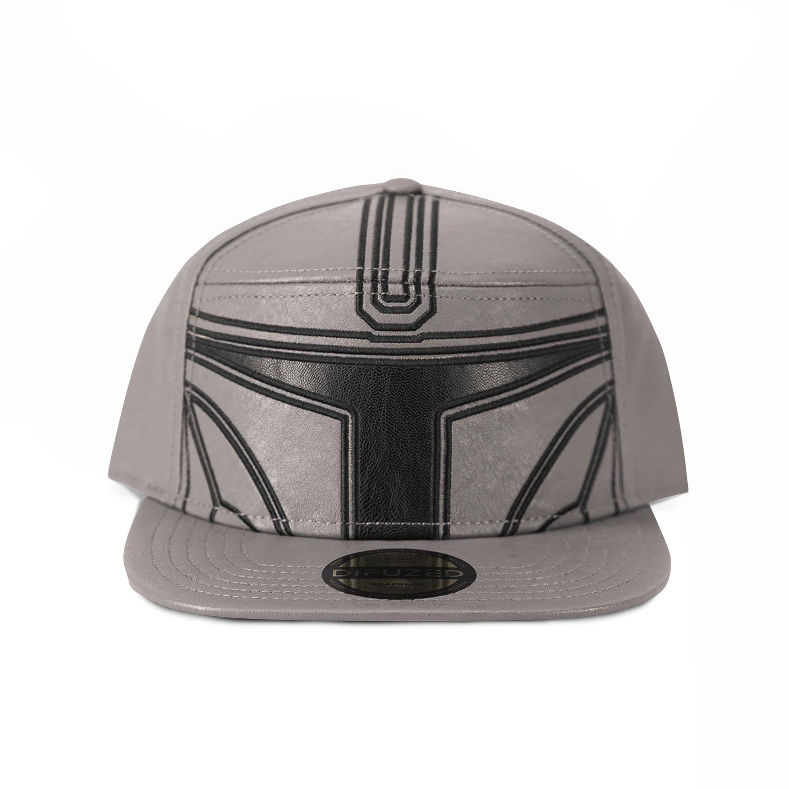 Productafbeelding Star Wars - Mandalorian Helm Snapback Cap grijs