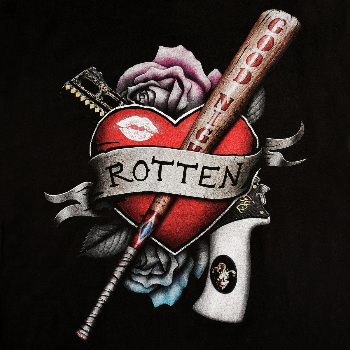 Productafbeelding Harley Quinn - Rotten T-Shirt zwart