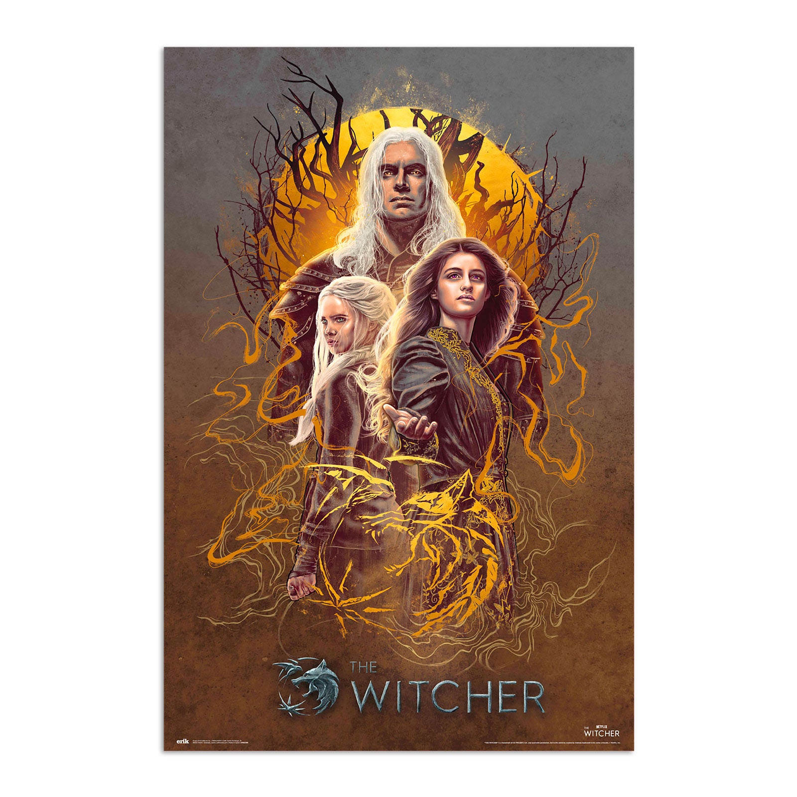 Product image Witcher - Geralt Yennefer Ciri Maxi Poster