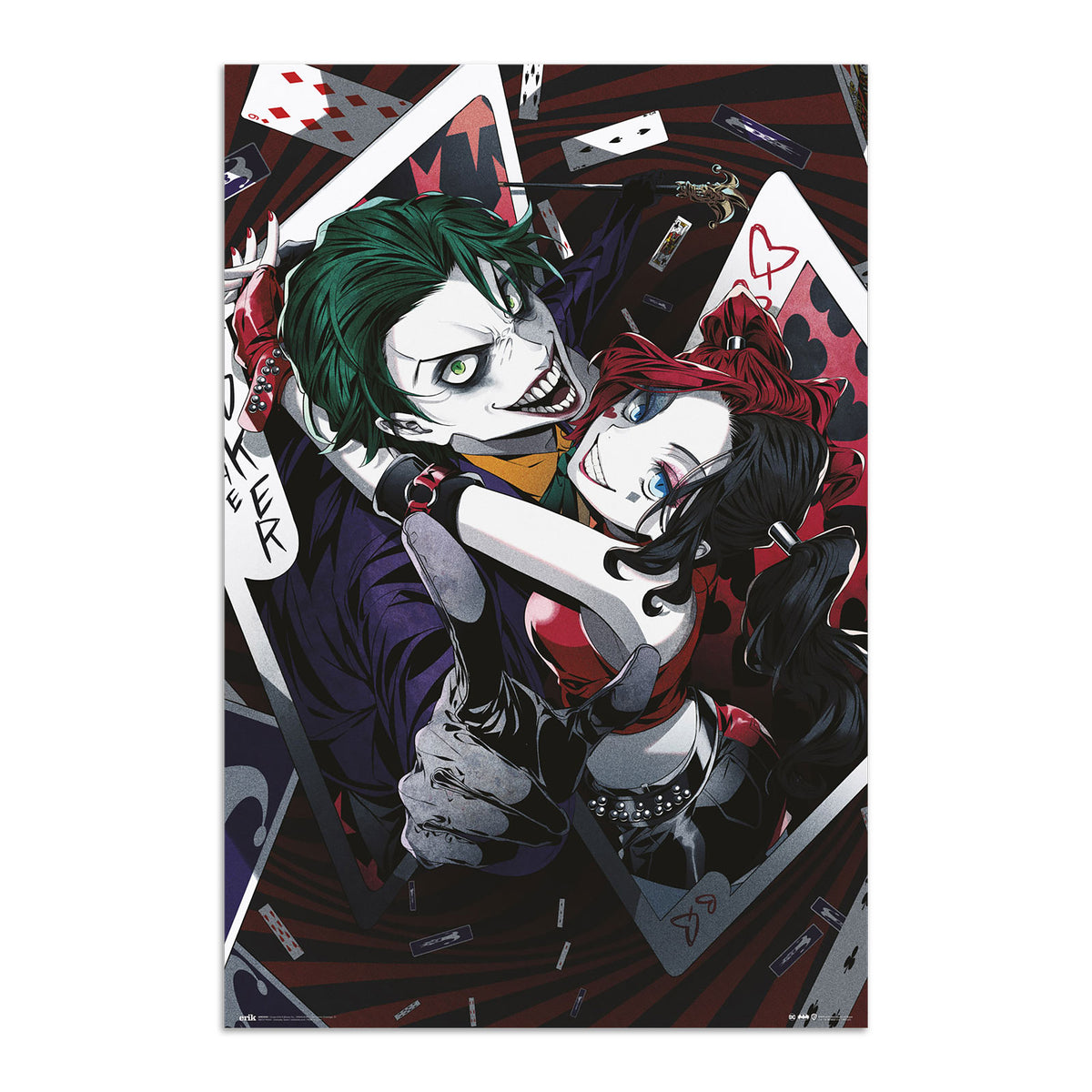 Productafbeelding Harley Quinn en Joker Anime Maxi Poster