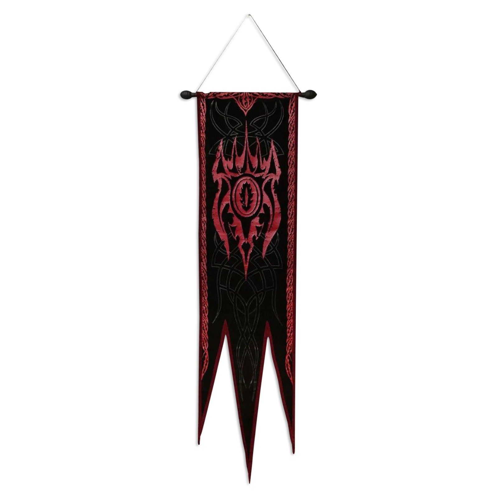 Productafbeelding The Lord of the Rings – Saurons knotsreplica met oorlogsbanier (Red Eye Edition)