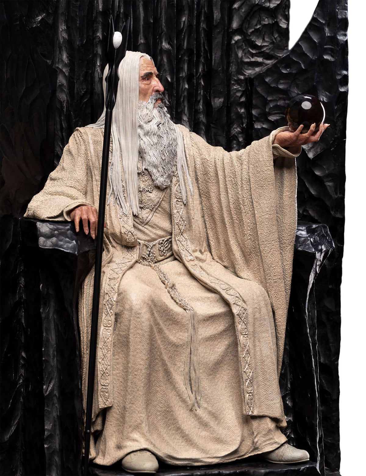 Productafbeelding Lord of the Rings - Saruman de Witte standbeeld deluxe 1:6