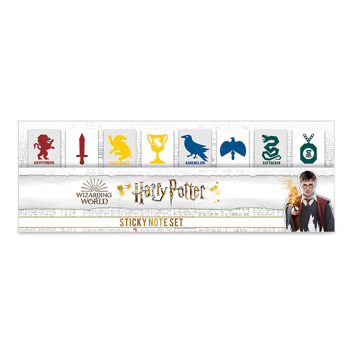Productafbeelding Harry Potter - Huiswapens Plaknotities 8 Set