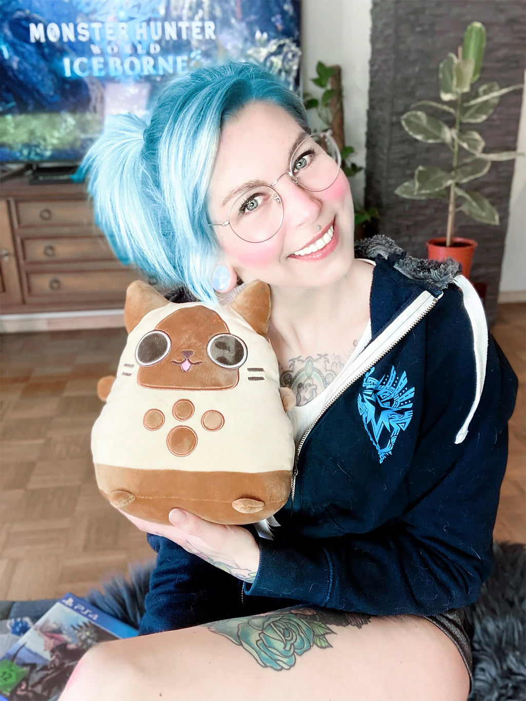 Productafbeelding Monster Hunter - Palico Smoosh Pluche Figuur 26,5 cm