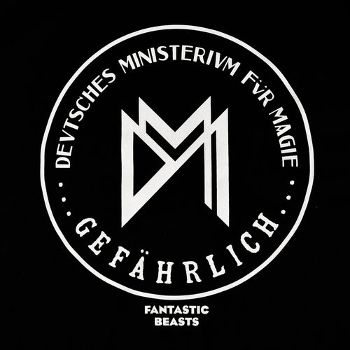 Productafbeelding Duits Ministerie van Magie T-shirt zwart - Fantastische Beesten