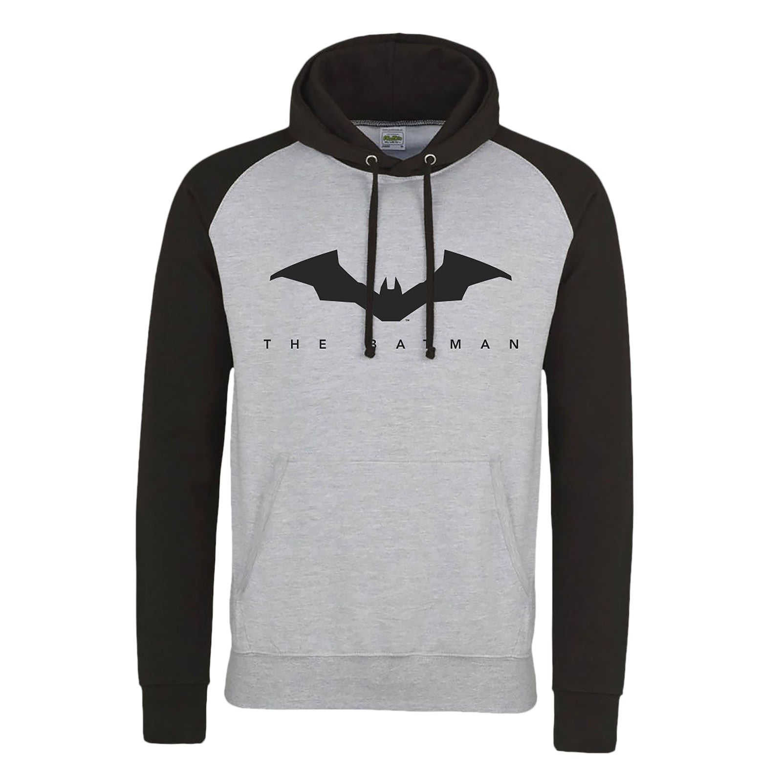 Productafbeelding The Batman - Logo Baseball Hoodie grijs-zwart