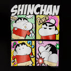 Productafbeelding Shin-Chan - Pop Art T-Shirt zwart
