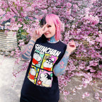 Productafbeelding Shin-Chan - Pop Art T-Shirt zwart