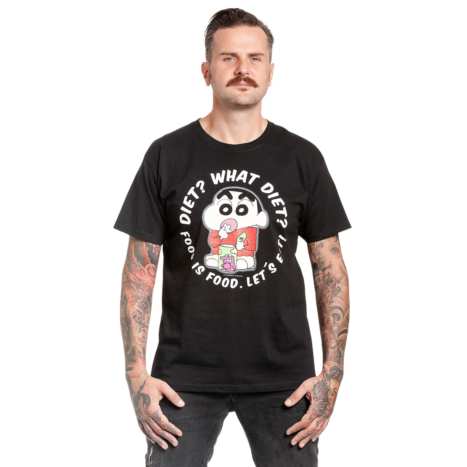 Productafbeelding Shin-Chan - Dieet T-shirt zwart