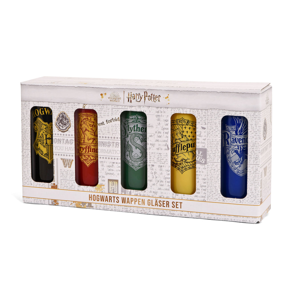Productafbeelding Hogwarts Huizen Glasset 5-delig - Harry Potter