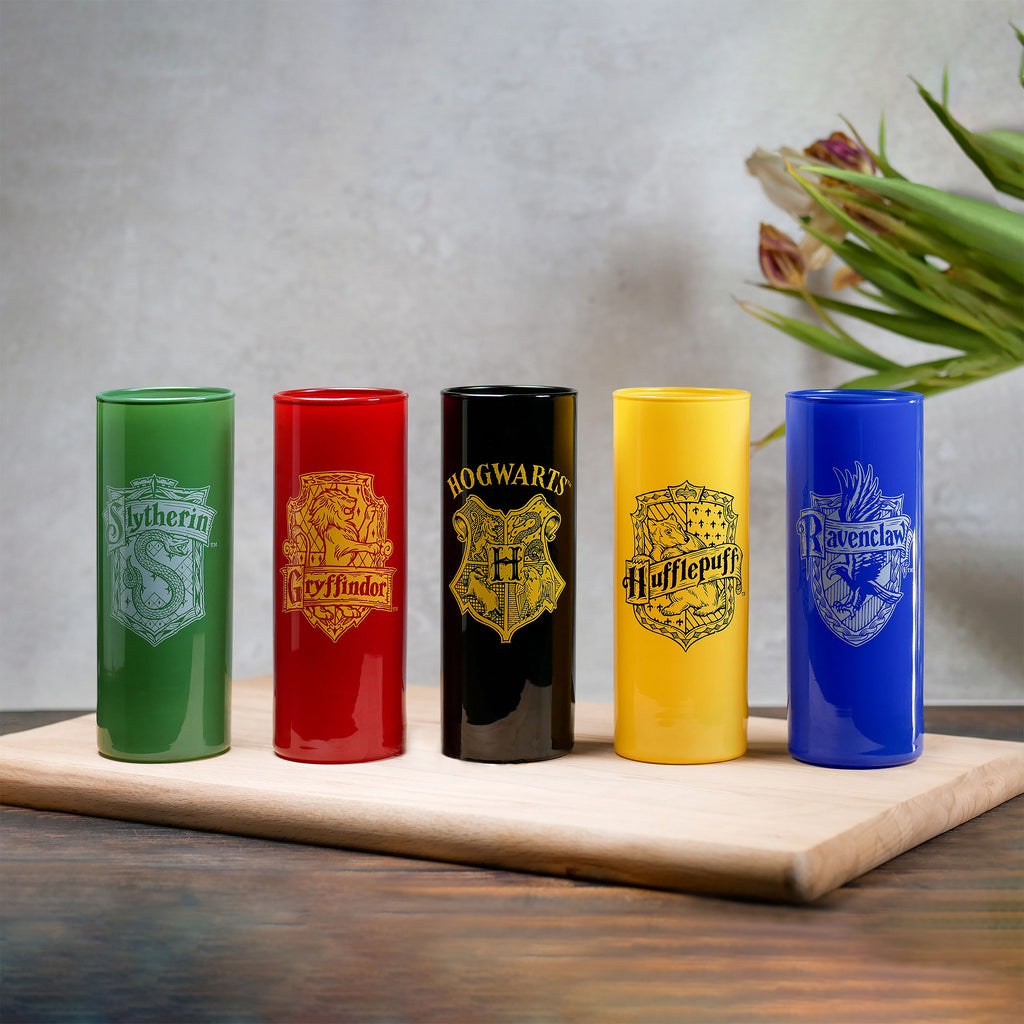 Productafbeelding Hogwarts Huizen Glasset 5-delig - Harry Potter