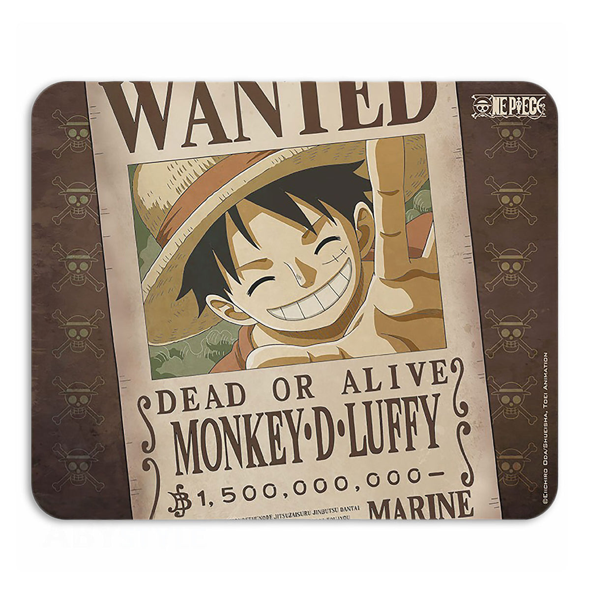 Productafbeelding One Piece - Wanted Luffy Muismat
