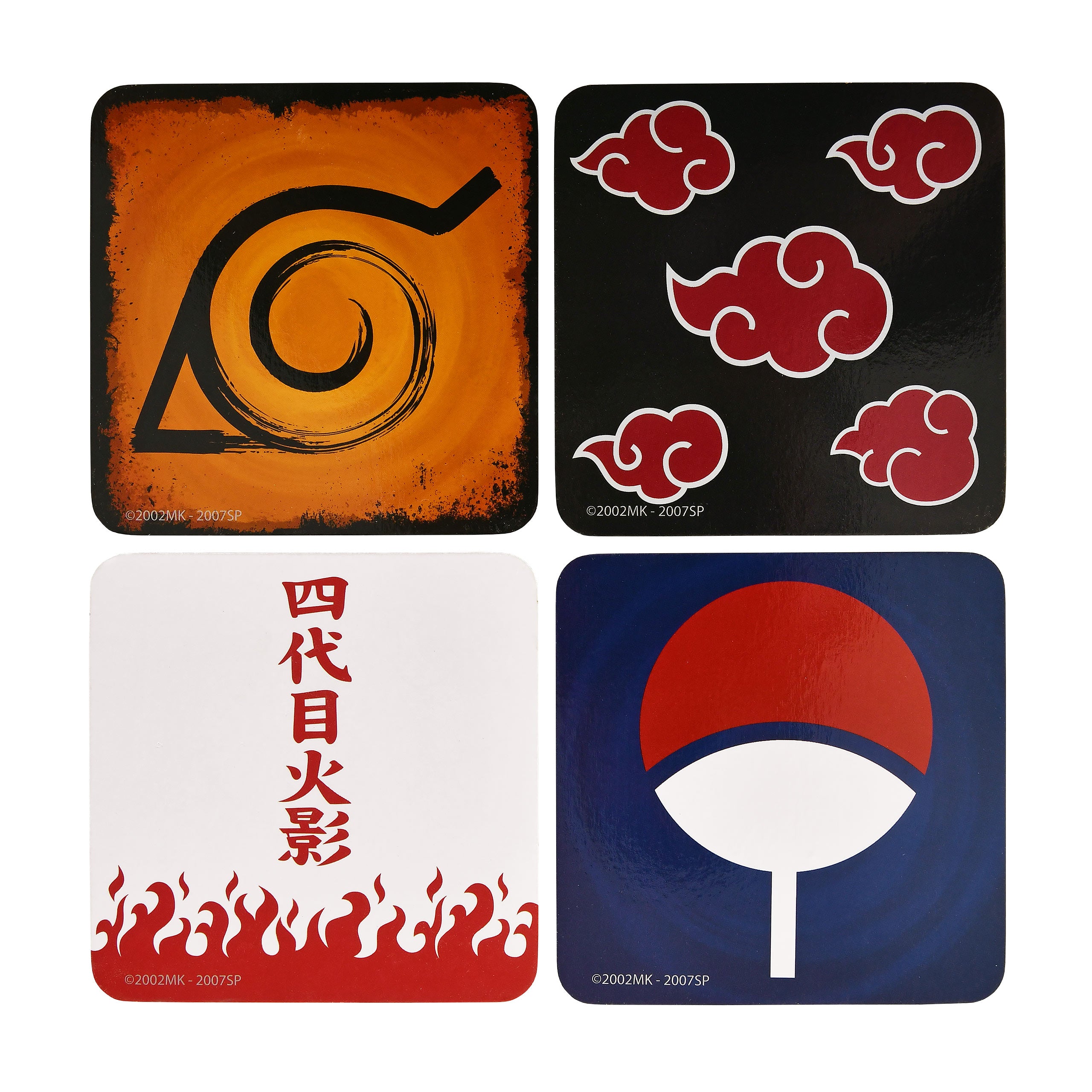 Product image Naruto Shippuden - Symbols Coaster 4-piece Set