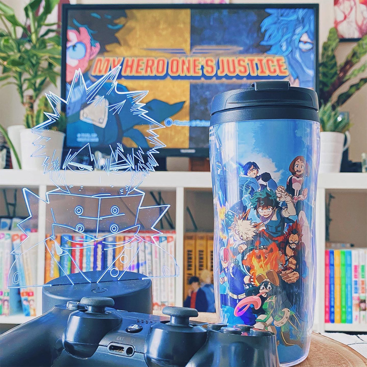 Productafbeelding My Hero Academia - Heroes vs. Villains To Go Beker