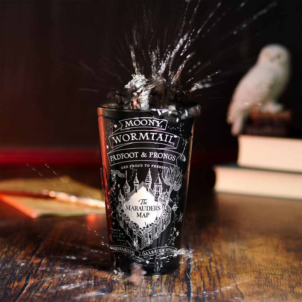 Productafbeelding Harry Potter - Marauder's Map Glas zwart