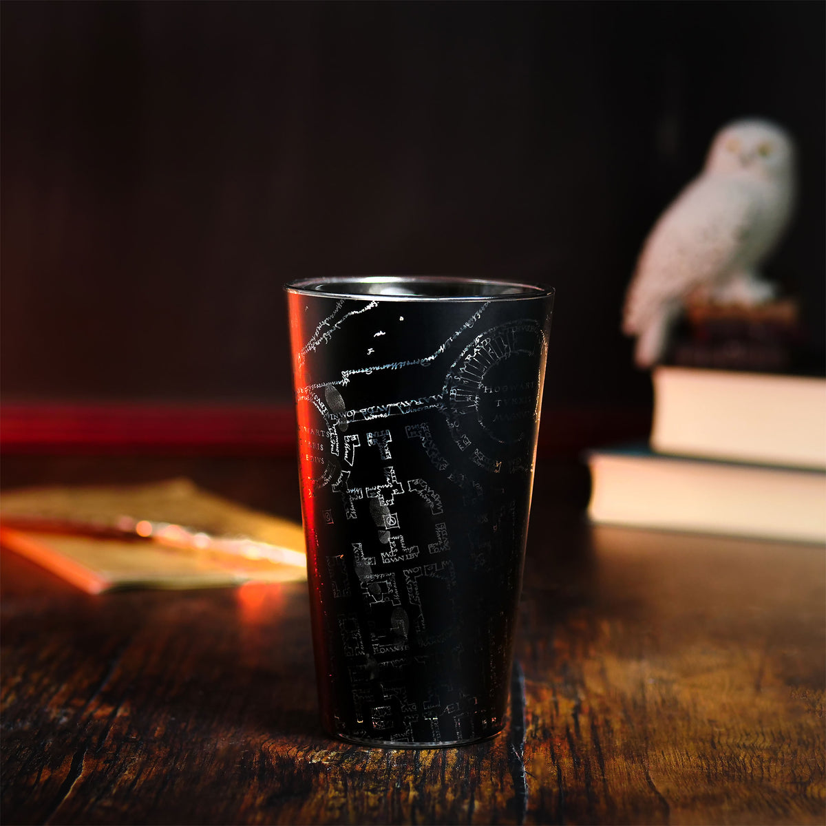 Productafbeelding Harry Potter - Marauder's Map Glas zwart