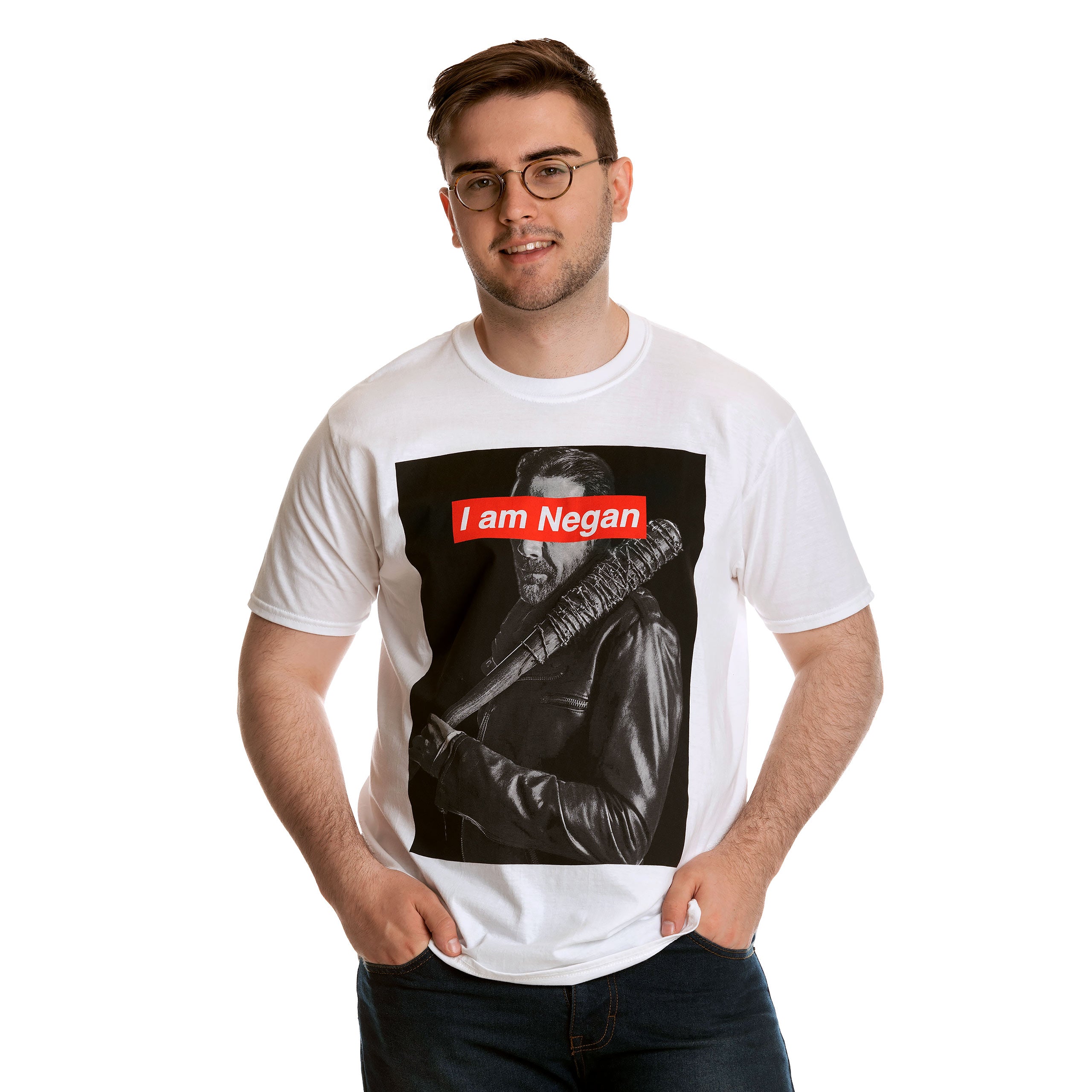 Productafbeelding Walking Dead - Ik ben Negan T-Shirt wit