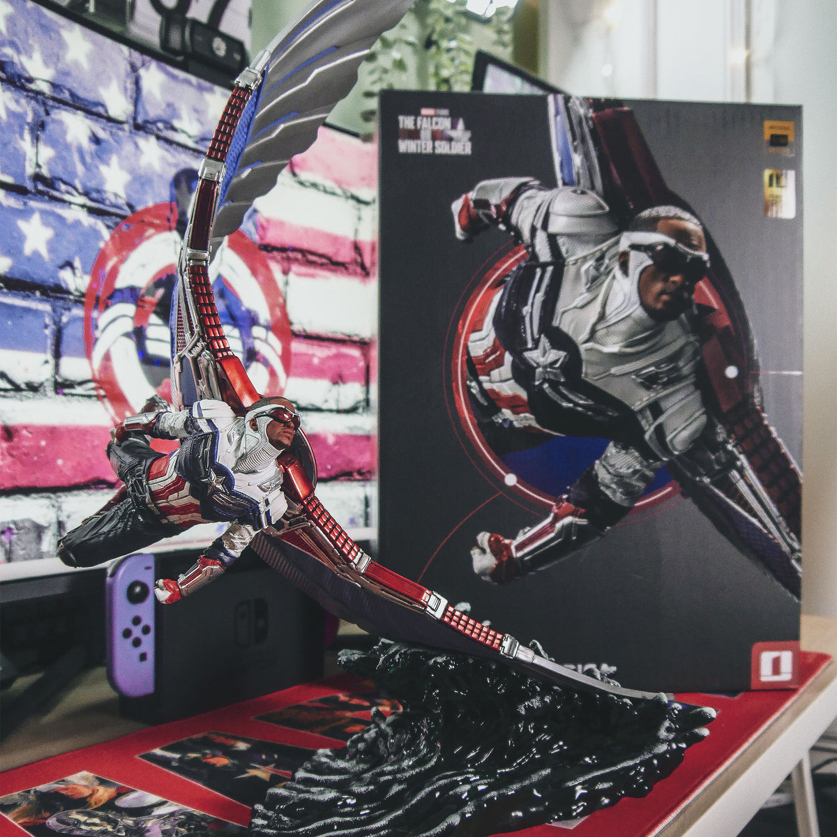 Productafbeelding The Falcon and The Winter Soldier - Captain America BDS Art Scale Deluxe Statue