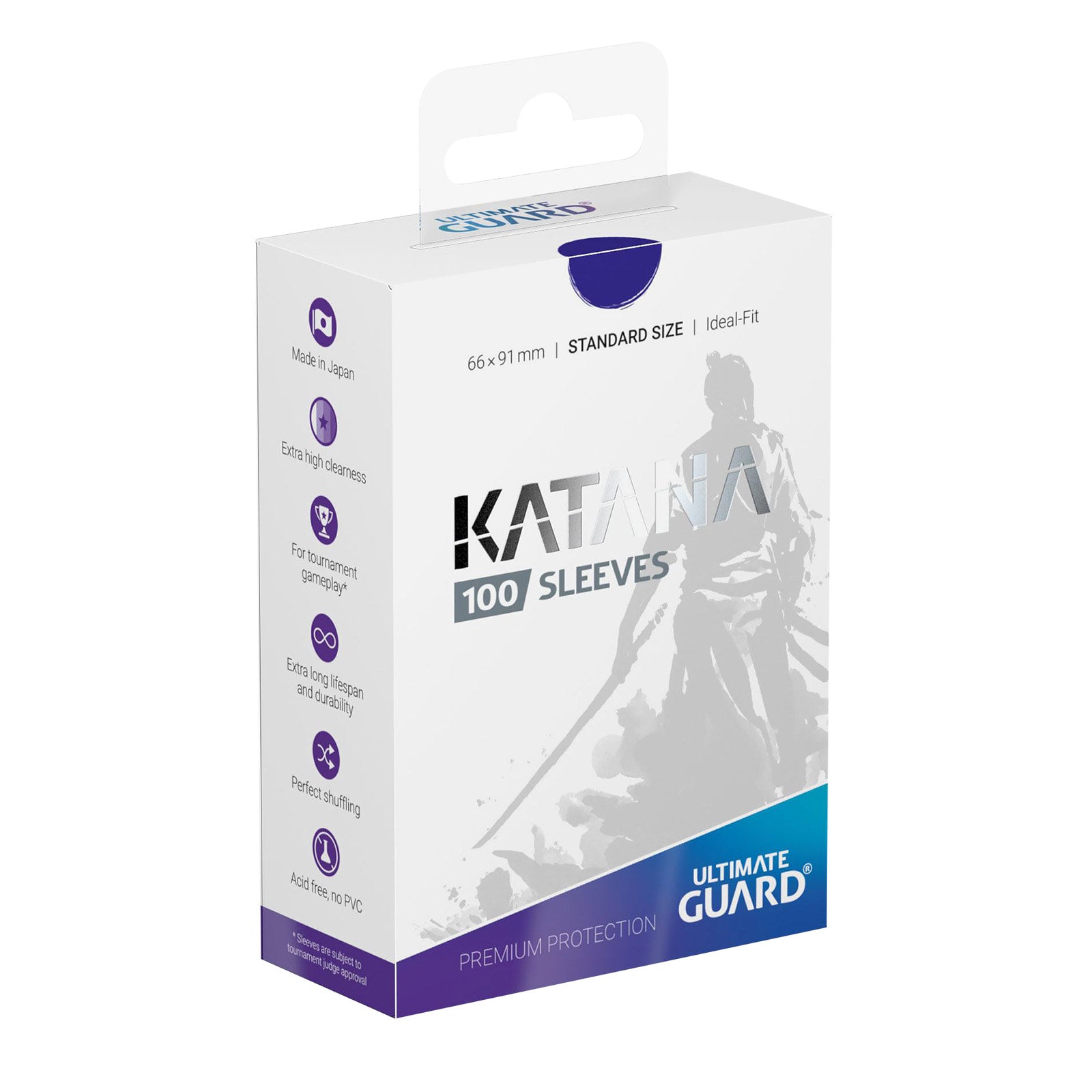 Productafbeelding Ultimate Guard kaarthoezen voor verzamelkaarten blauw 100 set