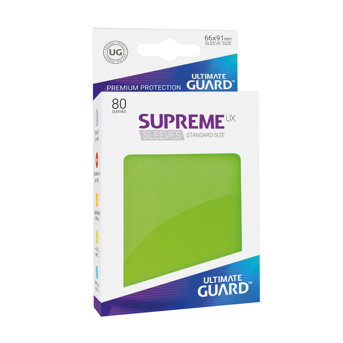 Productafbeelding Ultimate Guard Kaarthoezen voor Verzamelkaarten Groen 80 Set