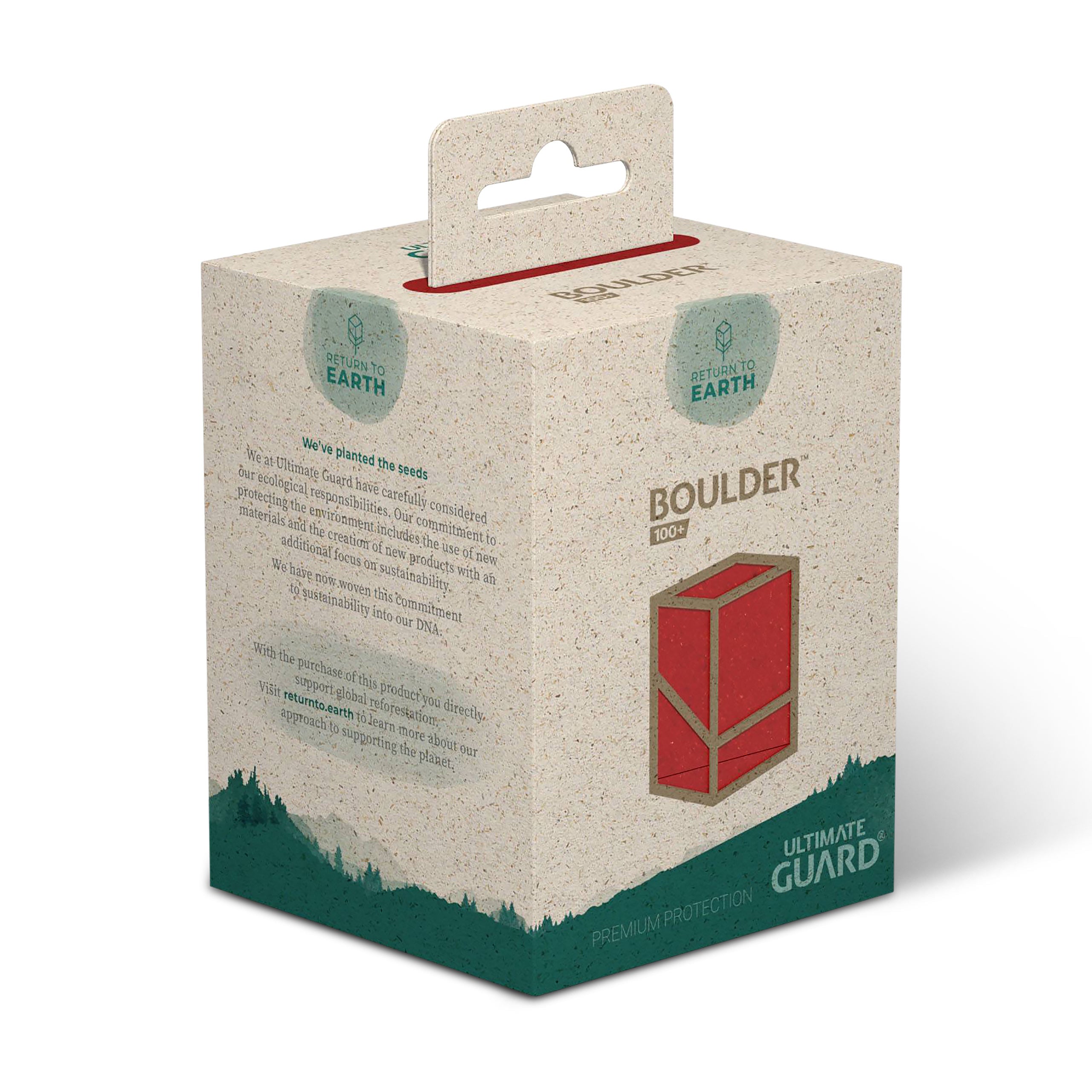 Productafbeelding Ultimate Guard Verzamelkaartdoos Rood voor 100 Kaarten