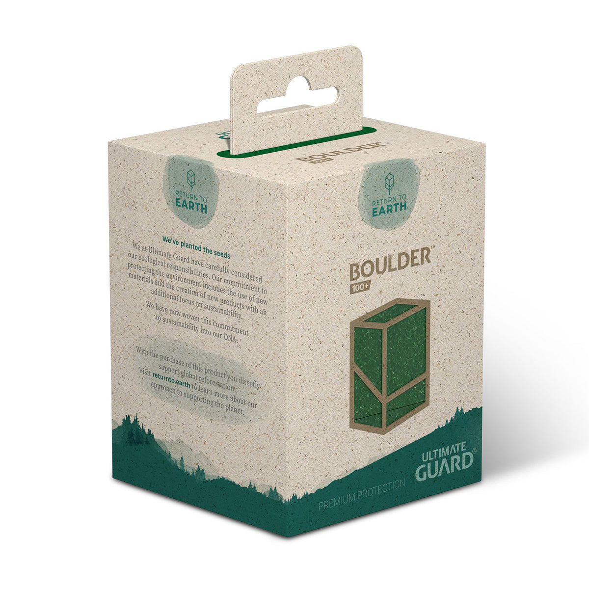 Productafbeelding Ultimate Guard groene verzamelkaartdoos voor 100 kaarten