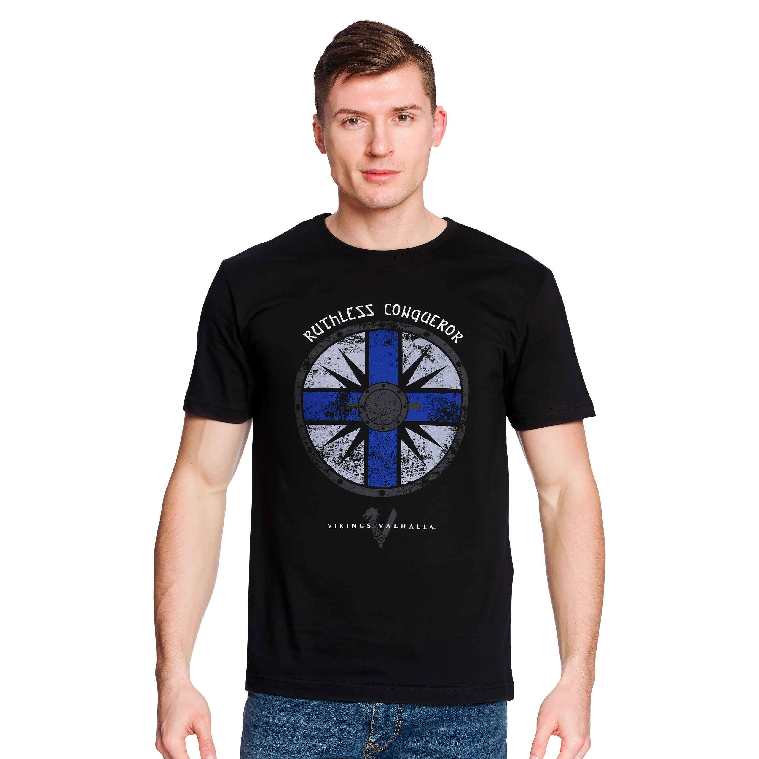 Productafbeelding Vikings Valhalla - Ruthless Conqueror T-Shirt zwart
