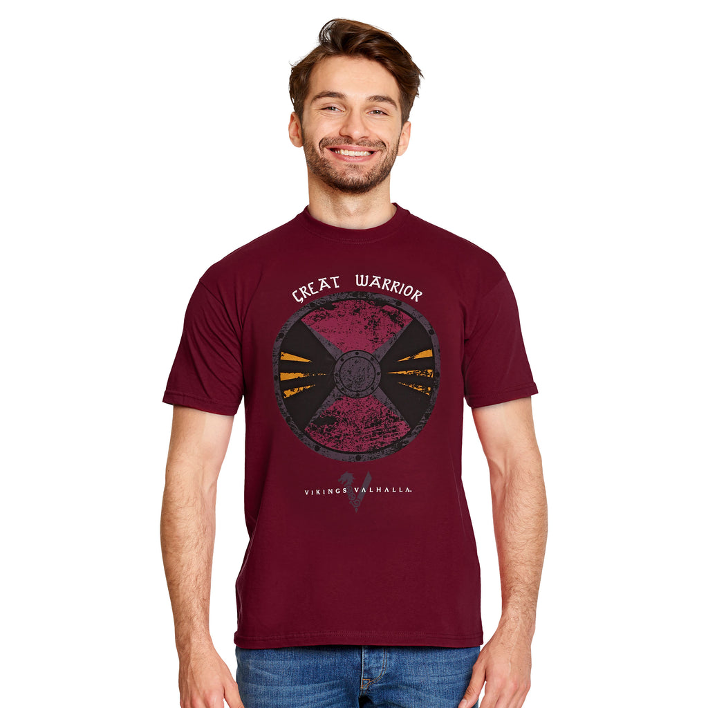 Productafbeelding Vikings Valhalla - Great Warrior T-shirt rood