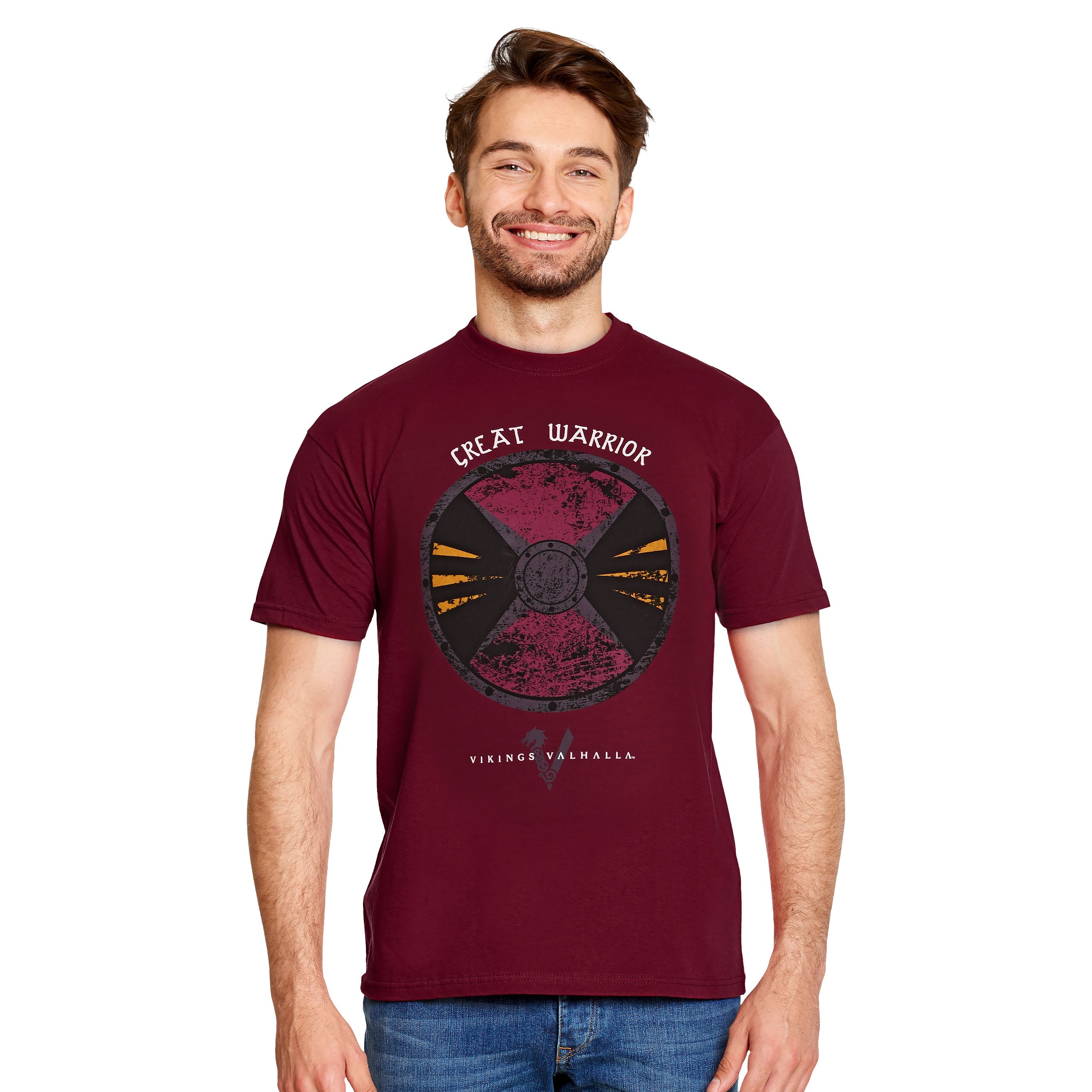 Productafbeelding Vikings Valhalla - Great Warrior T-shirt rood