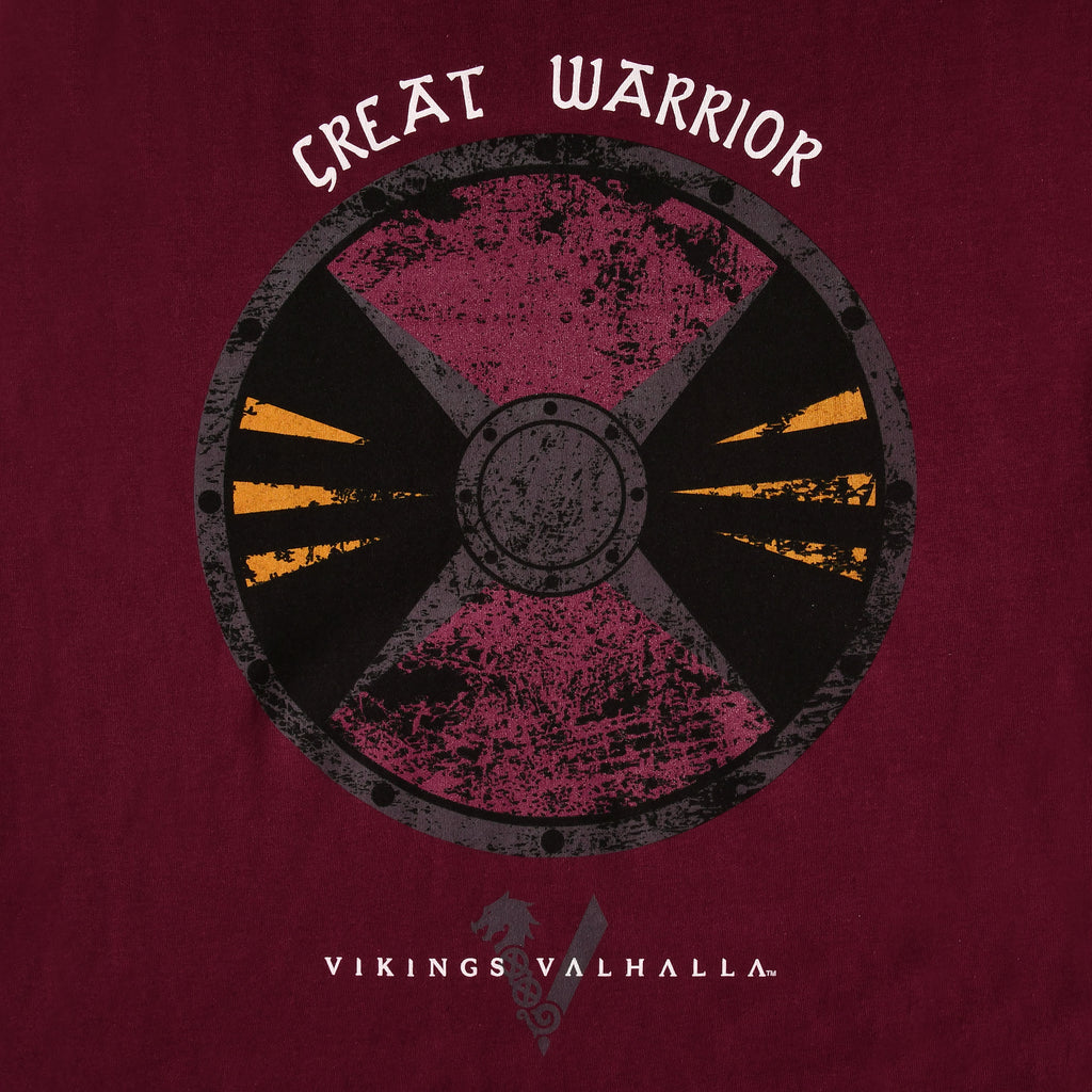 Productafbeelding Vikings Valhalla - Great Warrior T-shirt rood