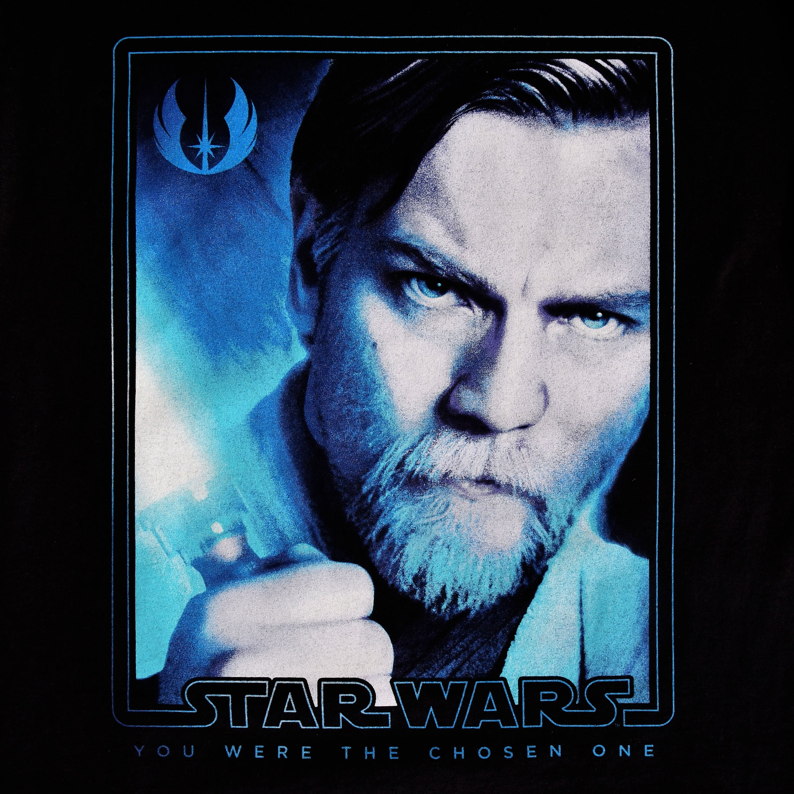 Productafbeelding Star Wars - Obi-Wan Kenobi Poster T-shirt Zwart