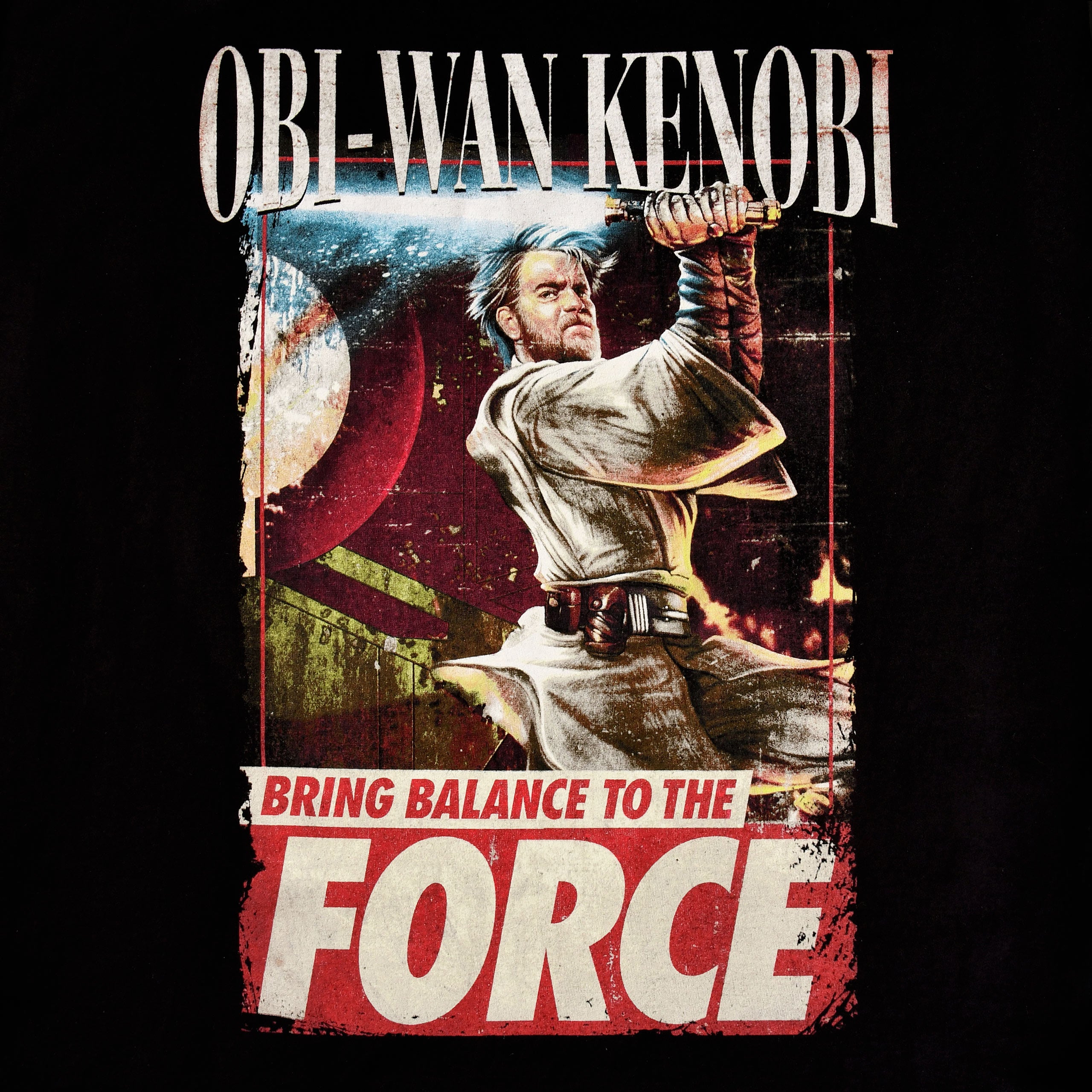 Productafbeelding Star Wars - Breng evenwicht in de kracht T-shirt zwart