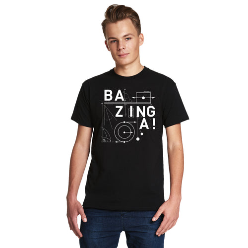 Productafbeelding Bazinga! T-Shirt zwart - The Big Bang Theory