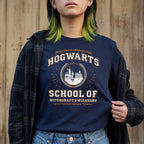 Productafbeelding Hogwarts School T-shirt blauw - Harry Potter
