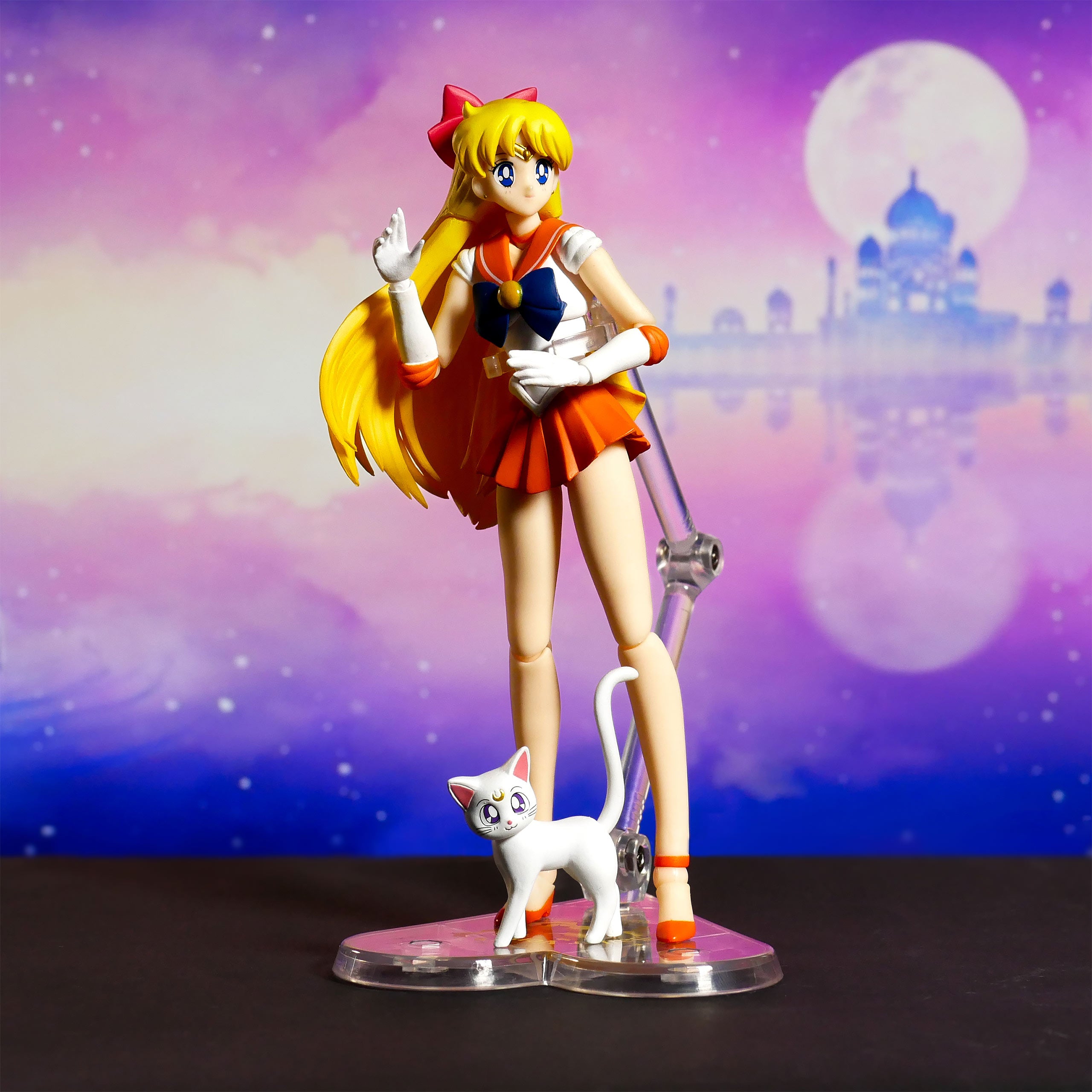 Product image Sailor Venus with Artemis Action Figure Animation Color Edition - Sailor Moon