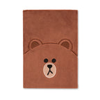 Productafbeelding Line Friends - Brown Pluche Notitieboek A5