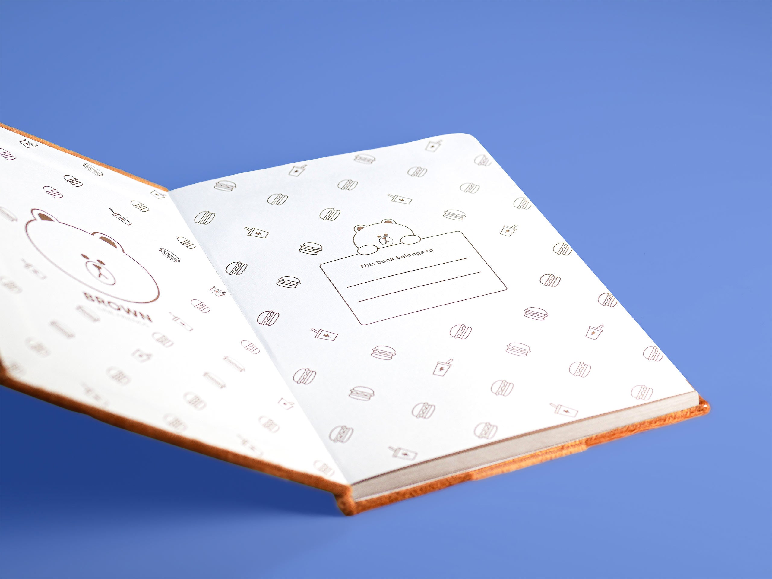 Productafbeelding Line Friends - Brown Pluche Notitieboek A5