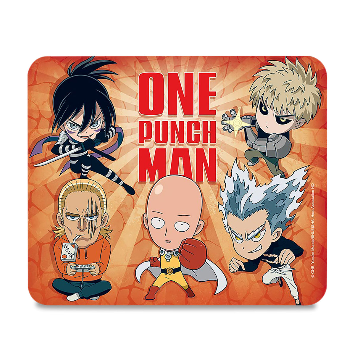 Productafbeelding One Punch Man - Saitama & Friends Muismat
