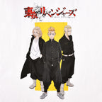 Productafbeelding Tokyo Revengers - Geel Vierkant Logo T-shirt wit