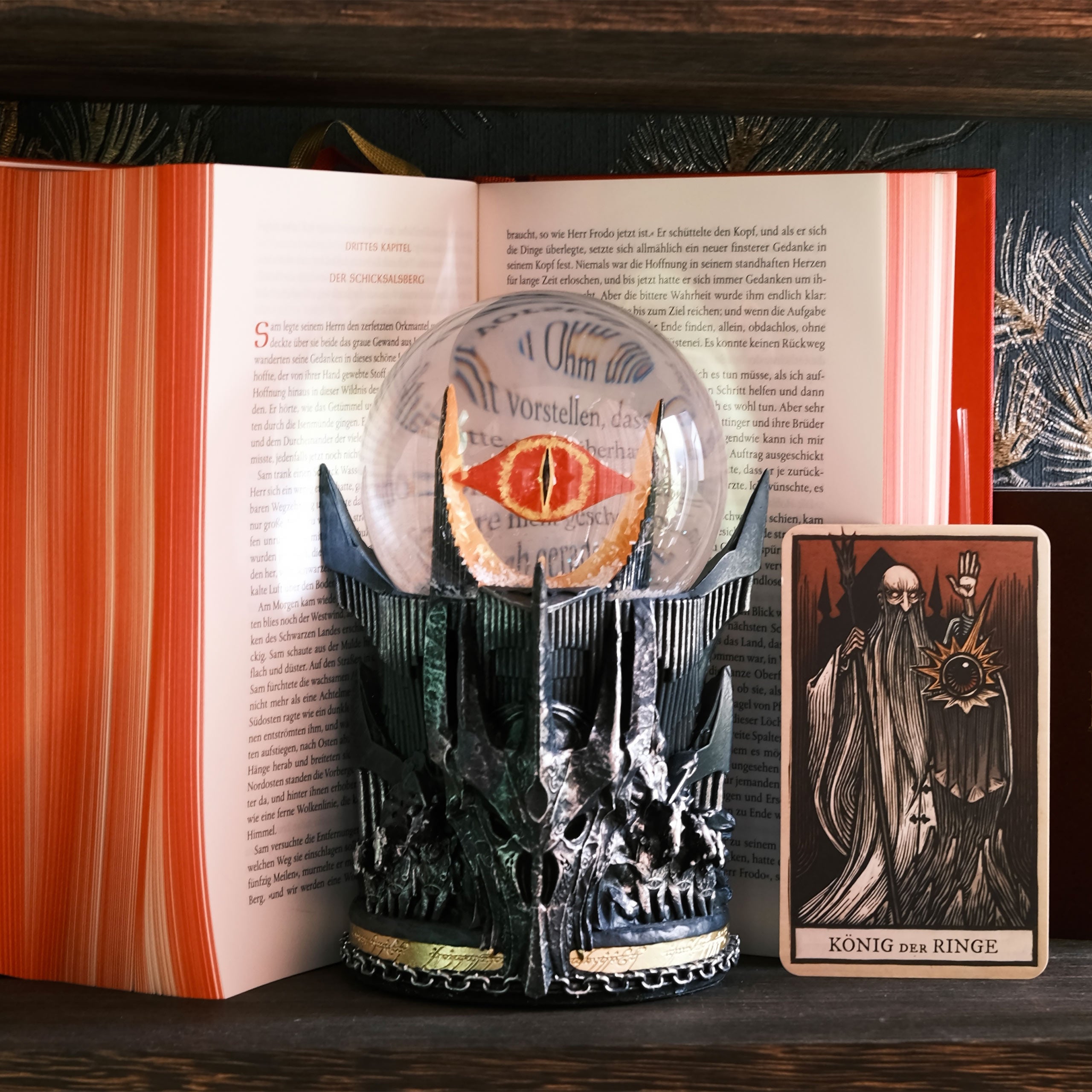 Productafbeelding Heer der Ringen - Sauron Sneeuwbol deluxe