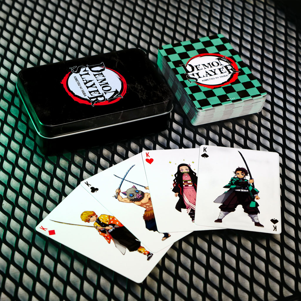 Productafbeelding Demon Slayer - Personage Speelkaarten in Metalen Doos
