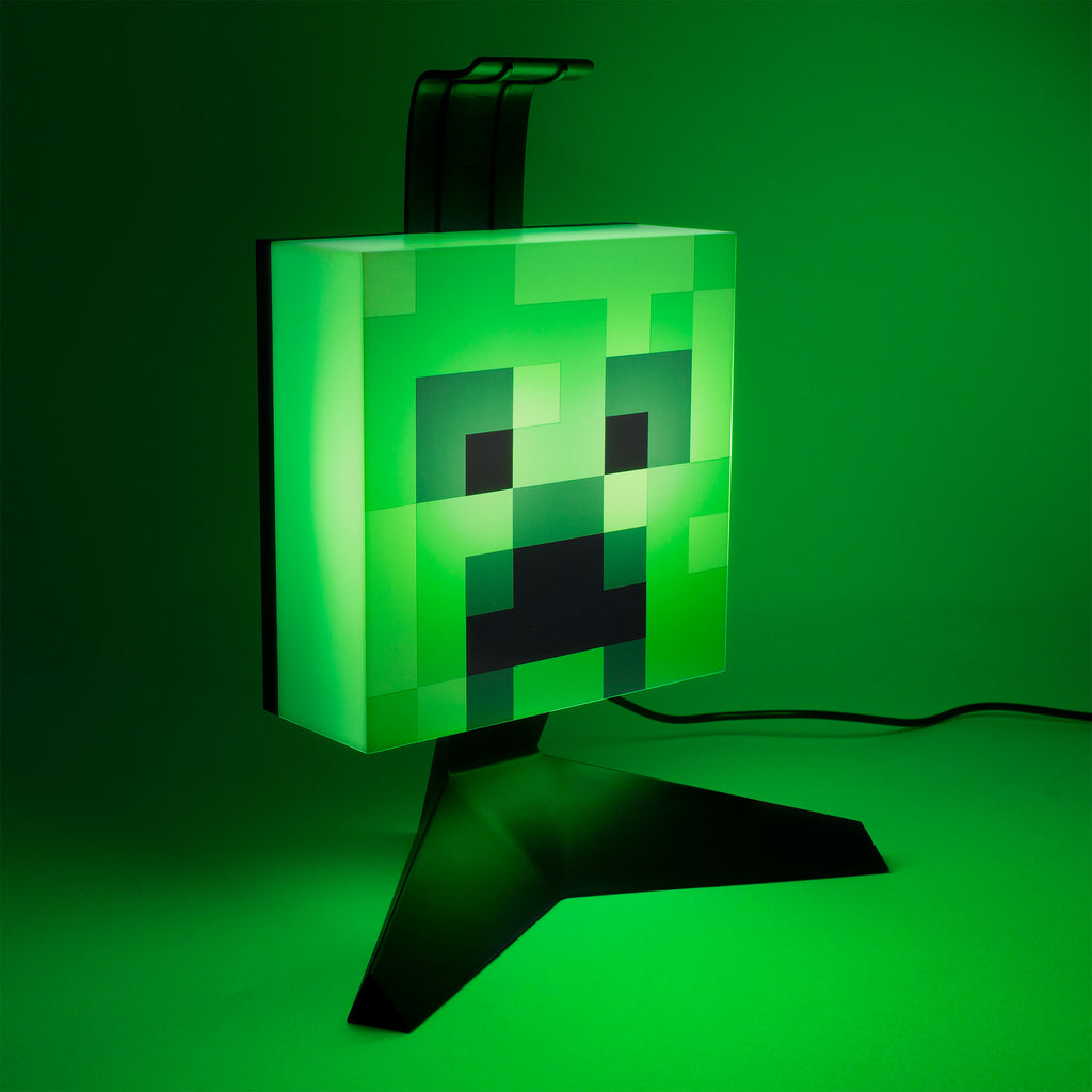 Productafbeelding Creeper Hoofdtelefoonstandaard met Licht - Minecraft
