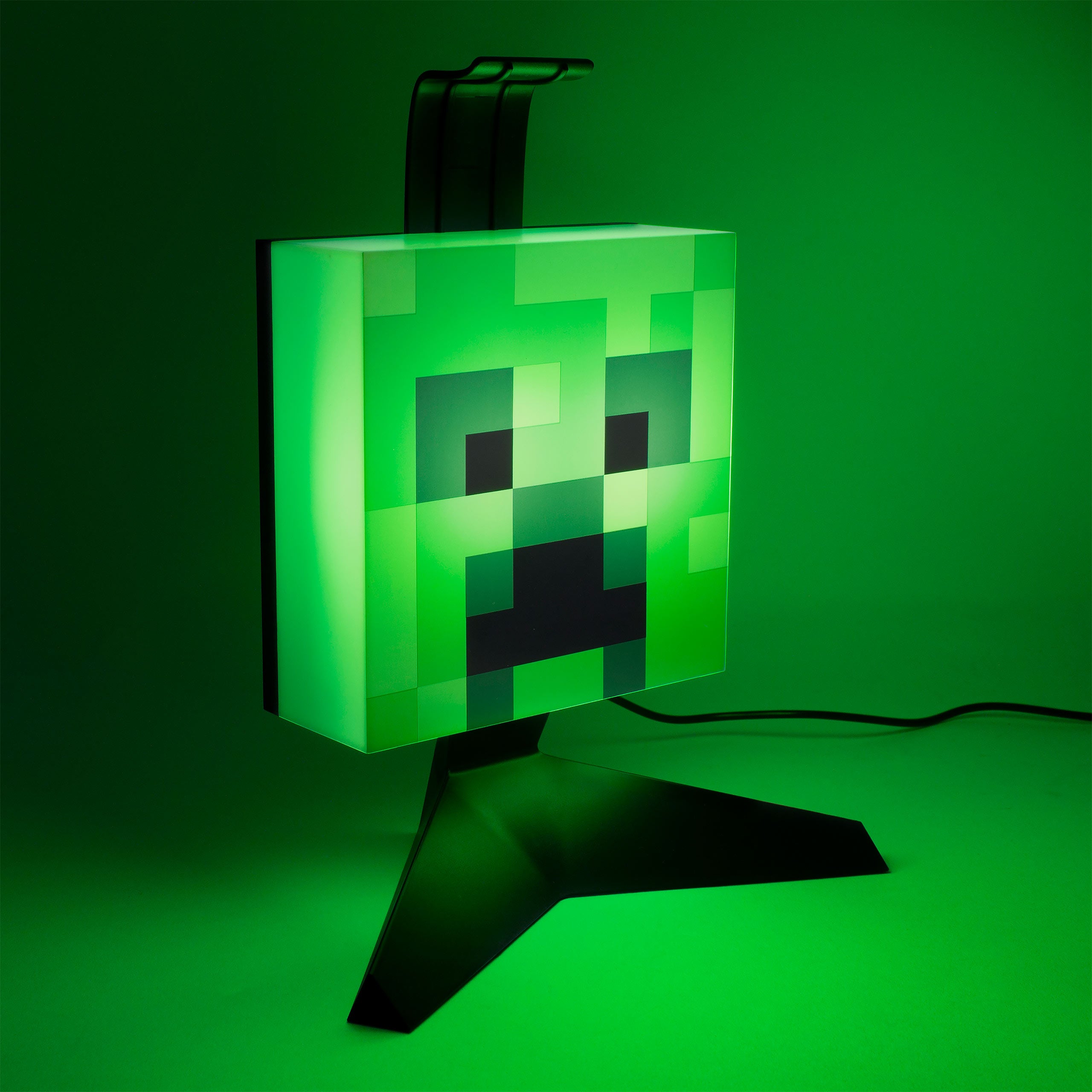 Productafbeelding Creeper Hoofdtelefoonstandaard met Licht - Minecraft