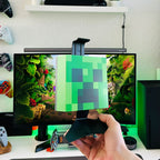 Productafbeelding Creeper Hoofdtelefoonstandaard met Licht - Minecraft