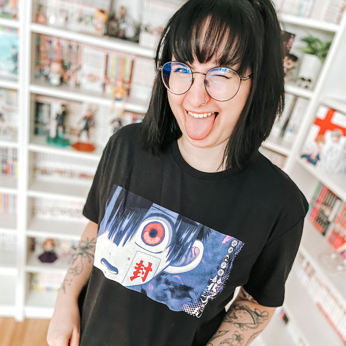 Productafbeelding Mijn Schoolgeest Hanako - Karakter T-Shirt Zwart