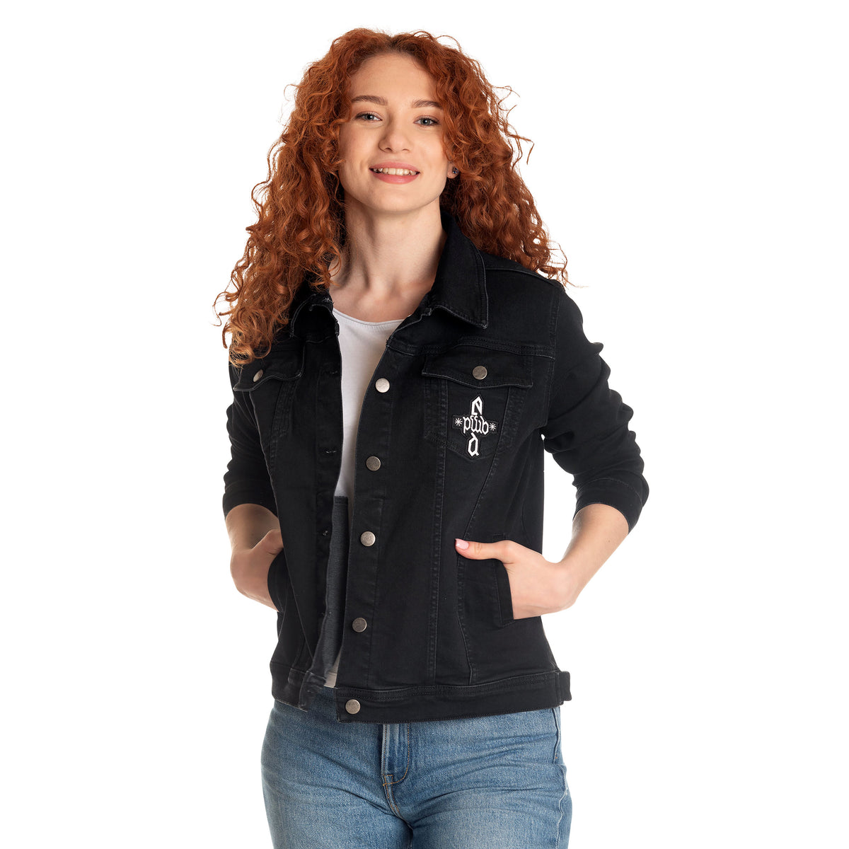 Productafbeelding Dumbledore Wapen Denim Jas Zwart - Fantastic Beasts