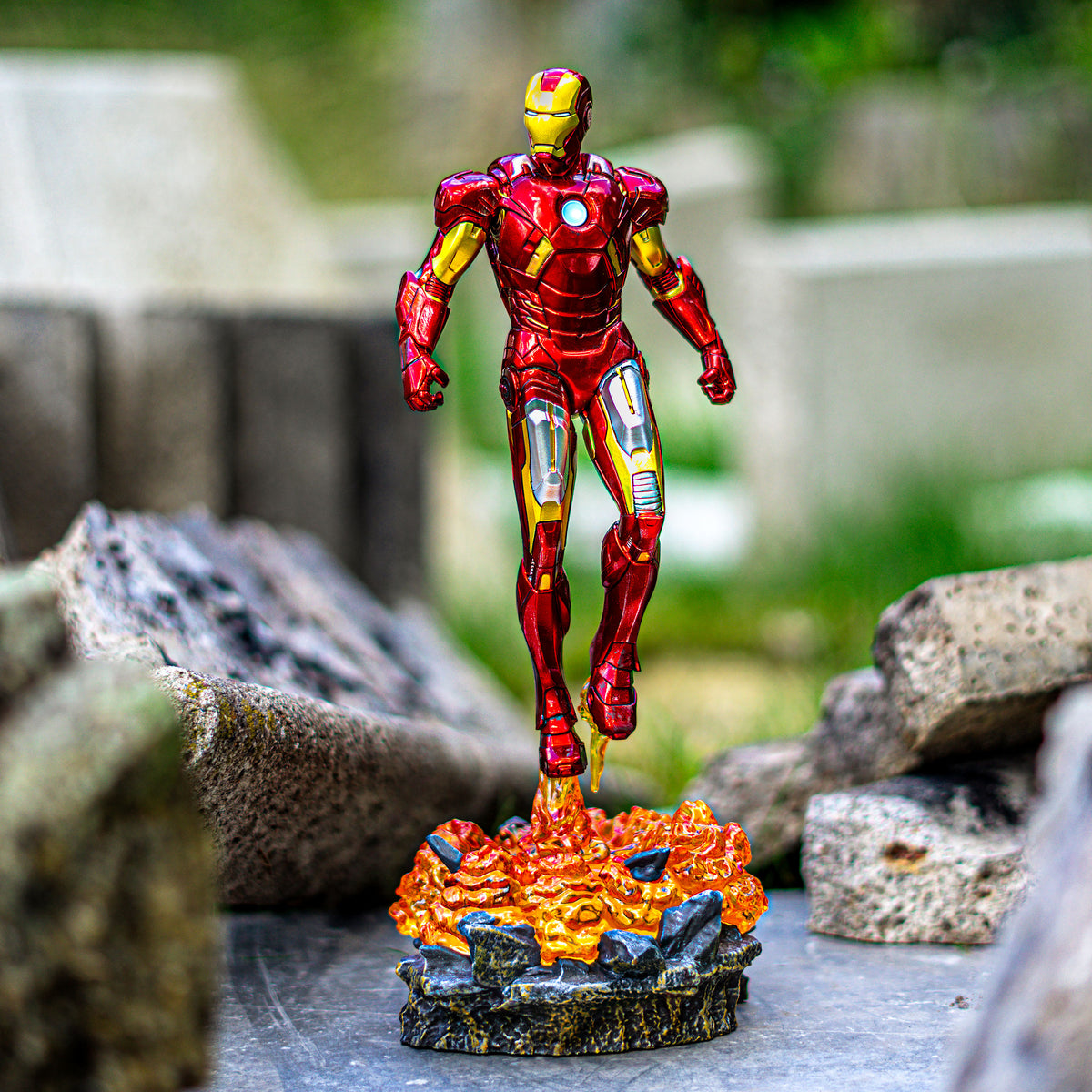 Productafbeelding Iron Man - The Infinity Saga BDS Art Scale Deluxe Standbeeld met Lichtfunctie