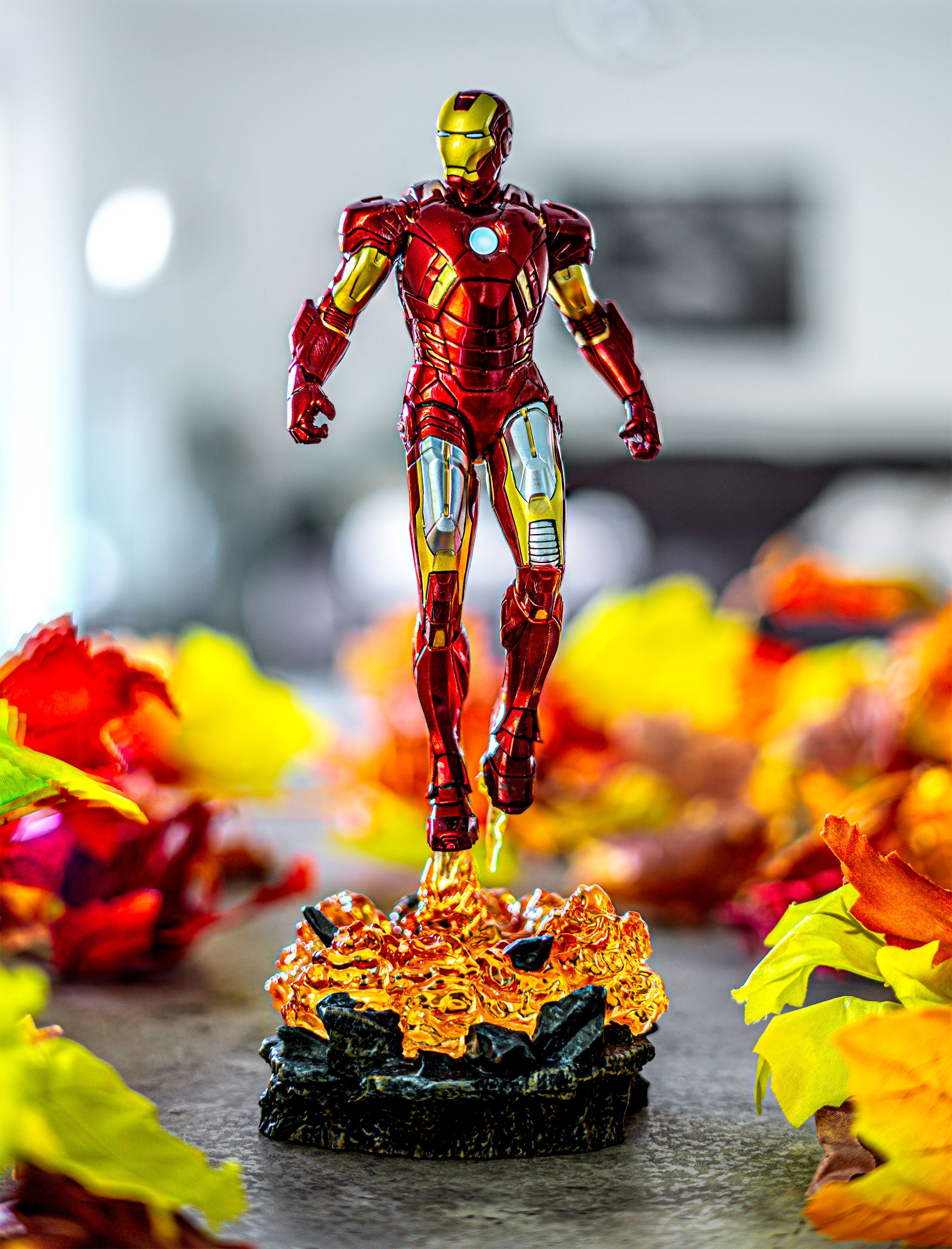 Productafbeelding Iron Man - The Infinity Saga BDS Art Scale Deluxe Standbeeld met Lichtfunctie