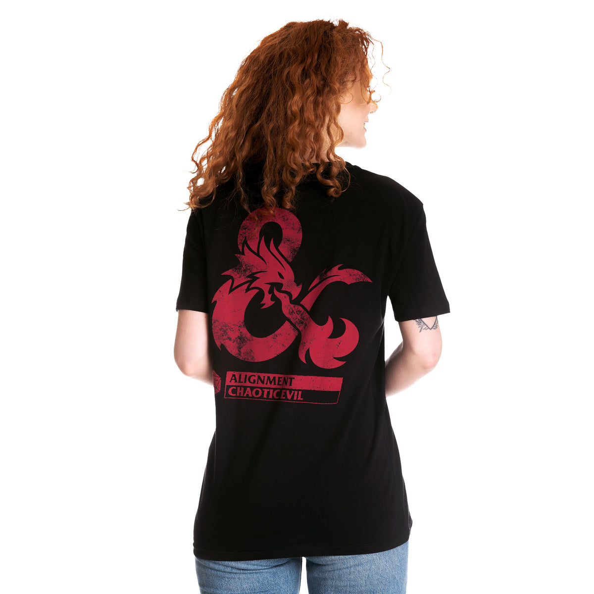 Productafbeelding Dungeons & Dragons - Chaotic Evil T-Shirt Zwart